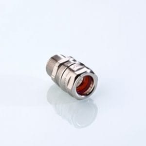 Pflitsch, LEX3038MSHTS, LevelEx Cable Gland connical NPT, NPT3/8″ (12H), Brass, nickel-plated. For Oil and Gas, Maritime, Submarines, Spacecraft and Welding.