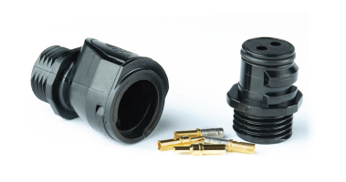 A Click Connect Series Connector, with 3 pins.