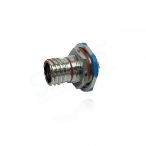 Eaton Souriau, EN3645K7AN35FN, Jam Nut Receptacle, 6 size 22D Socket Contacts, shell size 09, Passivated Stainless Steel (K) Plating.
