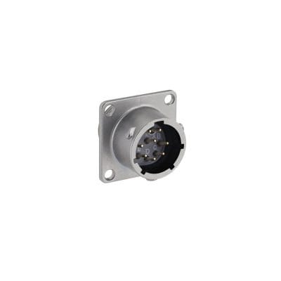 Eaton Souriau, UT0X0128P, UT0X012E8P, Male Square flange receptacle, Shell size: 12 with 8 #16 contacts