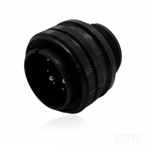 Fujikura, D/MS3106A20-16P(D190), Moistureproof Straight Plug, 2 size 12 and 7 size 16 Pin Contacts, Shell Size 20, Black Trivalent Chromate.