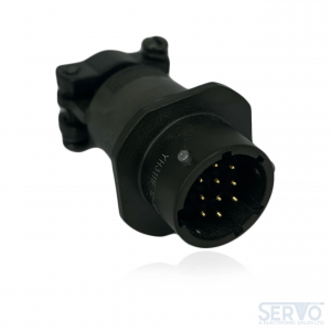 Yeonhab, YH3111F12-10P*F8 MIL-DTL-26482 I Style Cable connecting Plug, Zinc Cobalt Green, Shell Size 12 with 10 Size 20 Pin Contacts.
