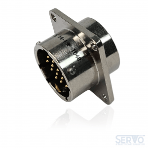 Yeonhab, YH3112E14-19P-02 MIL-DTL-26482 I Style Box Mounting Receptacle, Electroless Nickel, Shell Size 14 with 19 Size 20 Pin Contacts.