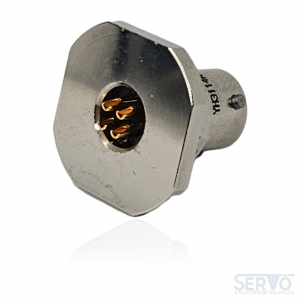 Yeonhab, YH3114A8-4P-02 MIL-DTL-26482 I Style Jam Nut Receptacle, Electroless Nickel, Shell Size 8 with 4 Size 20 Pin Contacts.