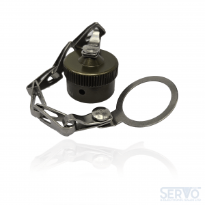 Yeonhab, YH3181-10N MILC26482 Series I Receptacle Cap Green Zinc Cobalt with Chain & Ring.